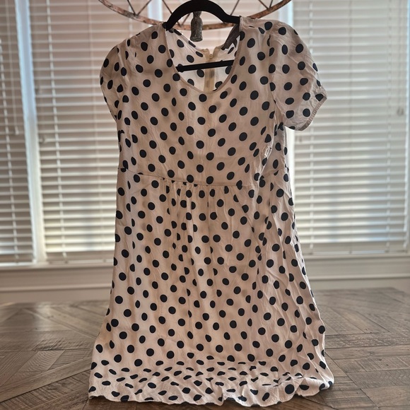 BeMaternity Navy Polka Dot Top - Picture 1 of 3